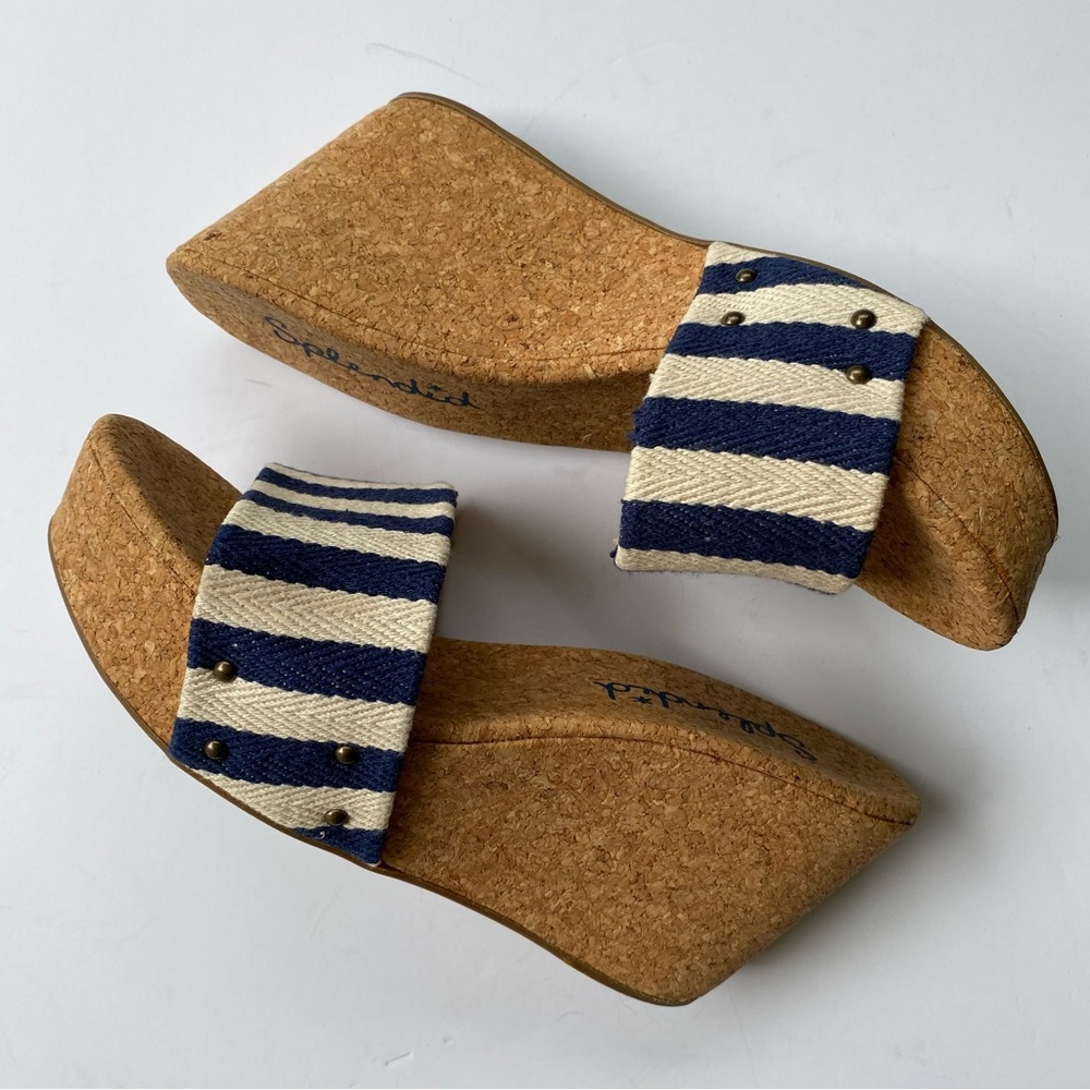 Splendid Cork Wedge Sandals - Picture 1 of 6